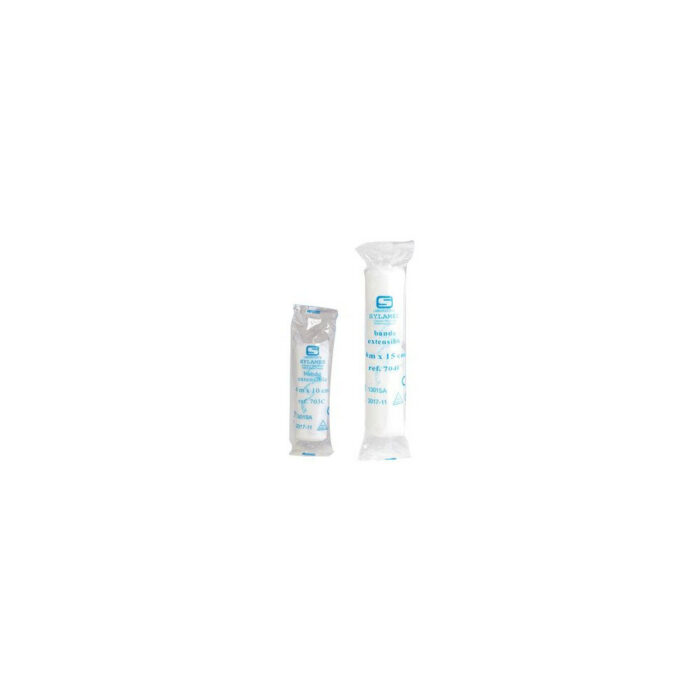 Bandes nylon super extensibles SYLAMED emballage individuel 4mx5cm ou 4mx7cm ou 4mx10cm ou 4mx15cm / lot de 10 – Image 2