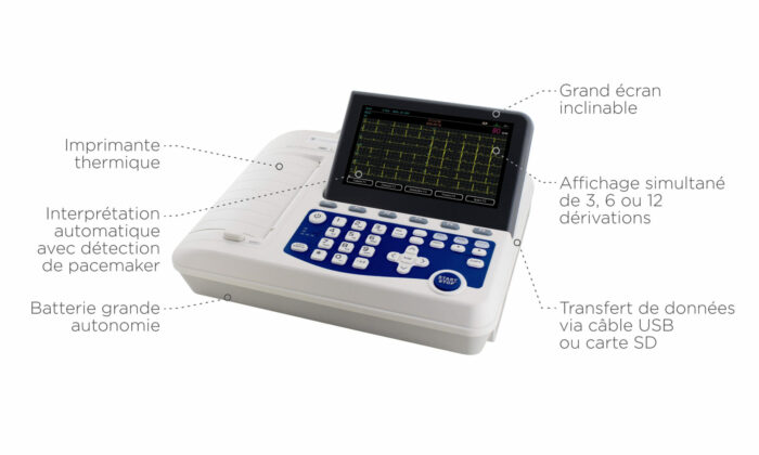 Électrocardiographe SPENGLER Cardiomate 6 – Image 5