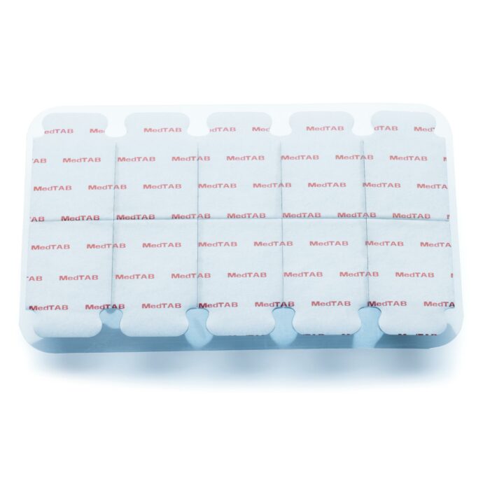 Électrodes de "diagnostic" à languette 34x21mm / carton de 1000 – Image 2
