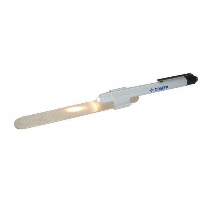 Lampe stylo COMED Pen White avec porte abaisse langue – Image 2