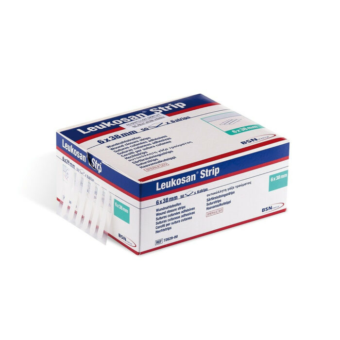 Sutures adhésives BSN Leukosan Strip 3 ou 6mm / boite de 50 sachets – Image 2