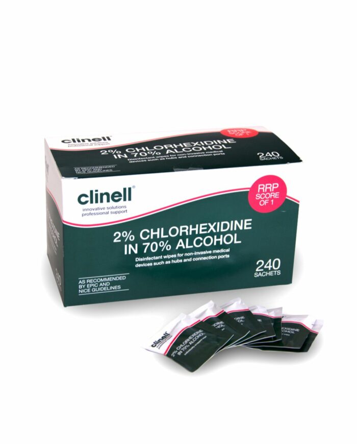 Lingettes chlorhexidine Clinell 2% / boite de 240 – Image 3