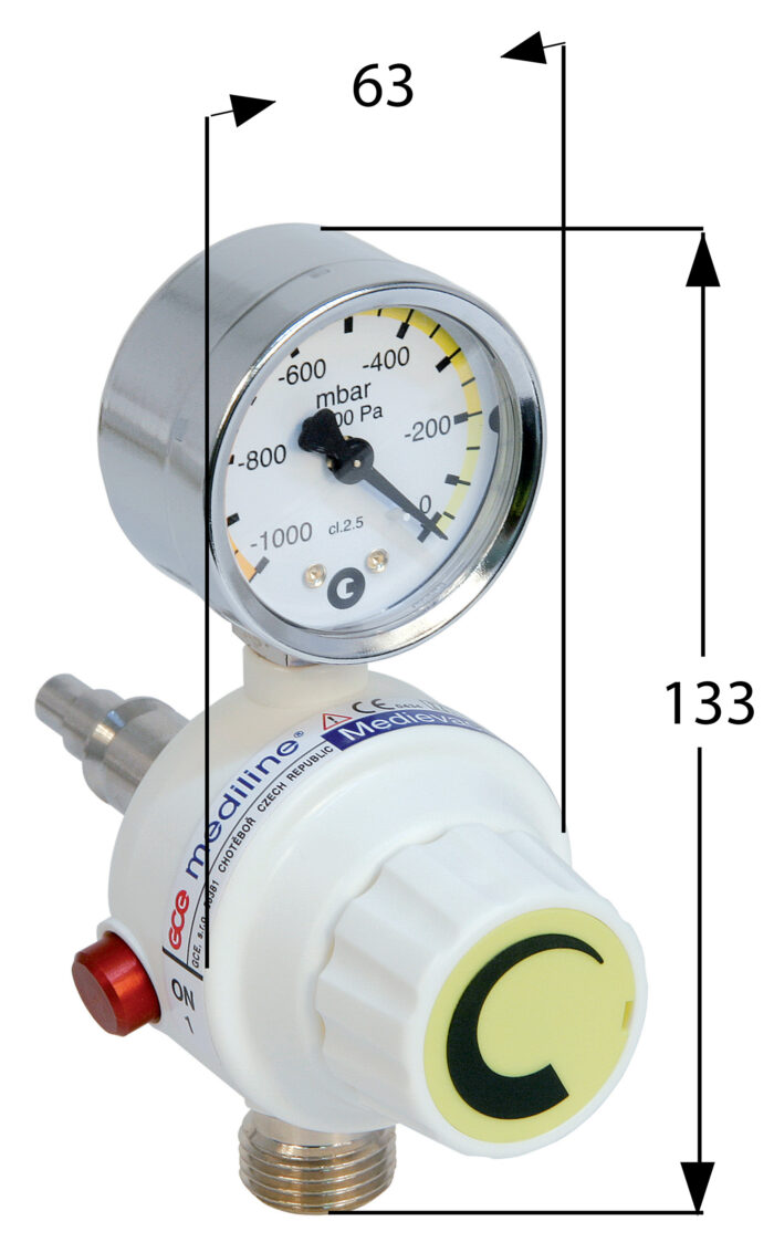 Régulateur de vide Medievac+ GCE MEDICAL – Image 2