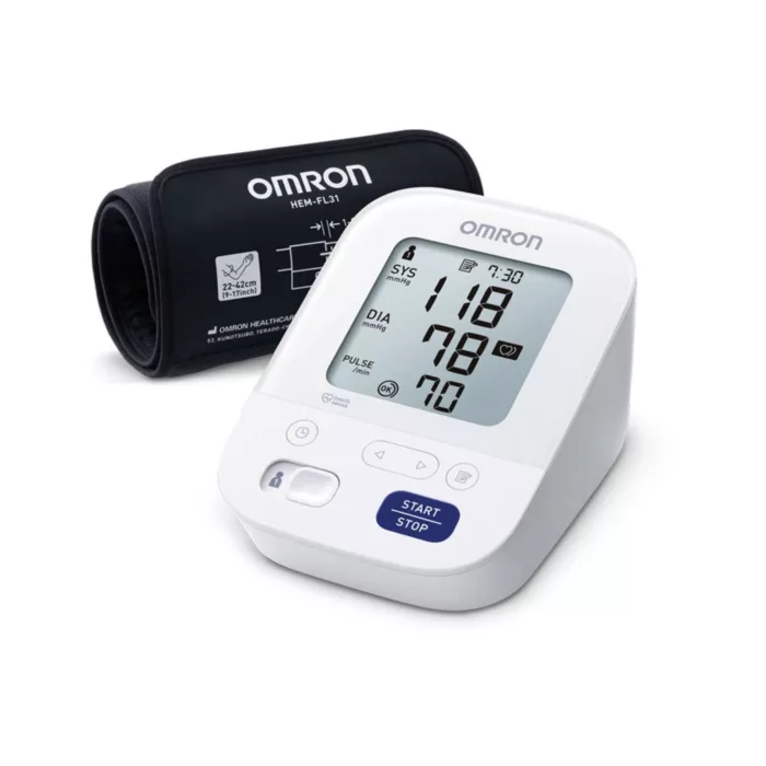 Tensiomètre OMRON M3 Comfort / brassard adulte 22-42cm – Image 3