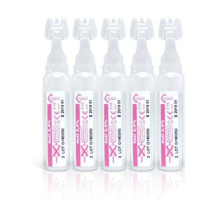 Sérums physiologiques stériles unidoses GILBERT 5ml - boite 100 – Image 2