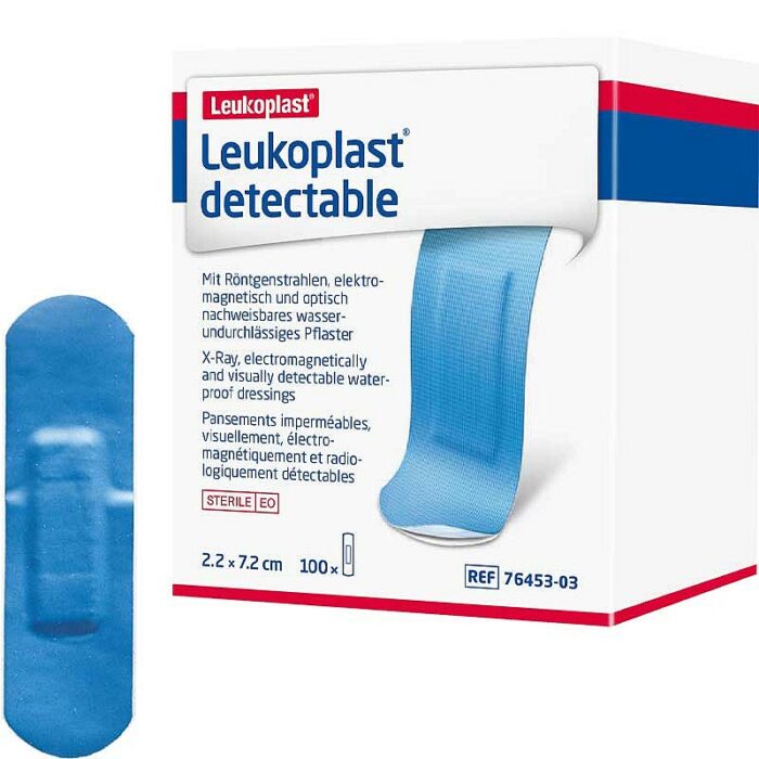 Pansements détectables stériles LEUKOPLAST 2.2cmx7.2cm / boite de  100 – Image 3