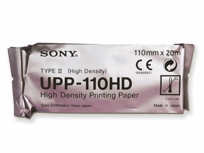 Papier thermique pour imprimante SONY UPP 110 HD / boite de 10 rouleaux – Image 2