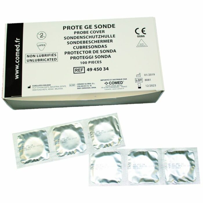 Protèges sondes non lubrifiées 3.4cmx19cm / boite de 100 – Image 2