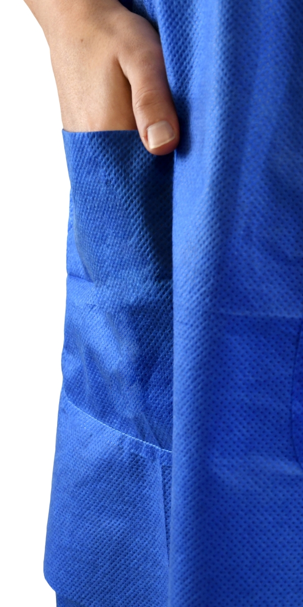 Pyjamas ColorSoft à usage unique bleu / carton de 100 – Image 4