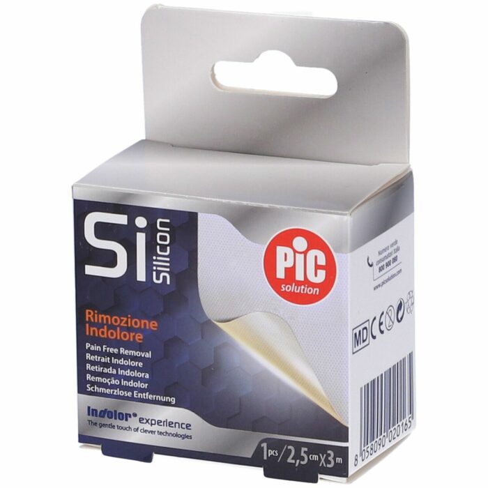 Sparadrap silicone repositionnable PIC Si Silicon 3m x 2.5cm / à l’unité – Image 2