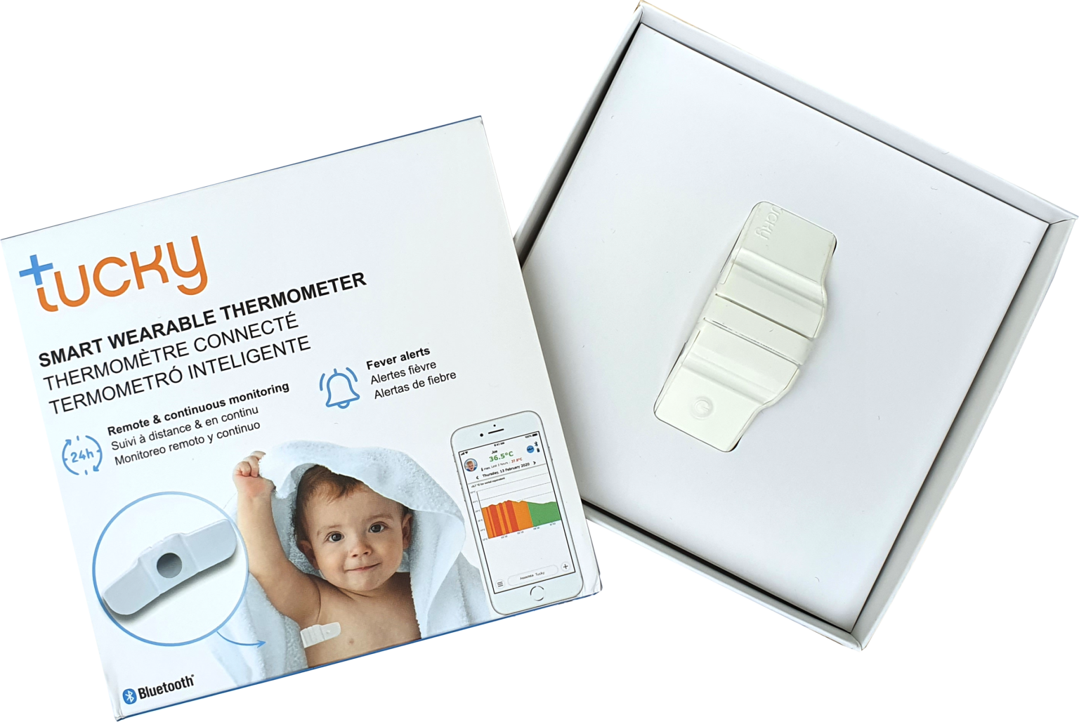 Thermomètre patch connecté Tucky Diadice Médical