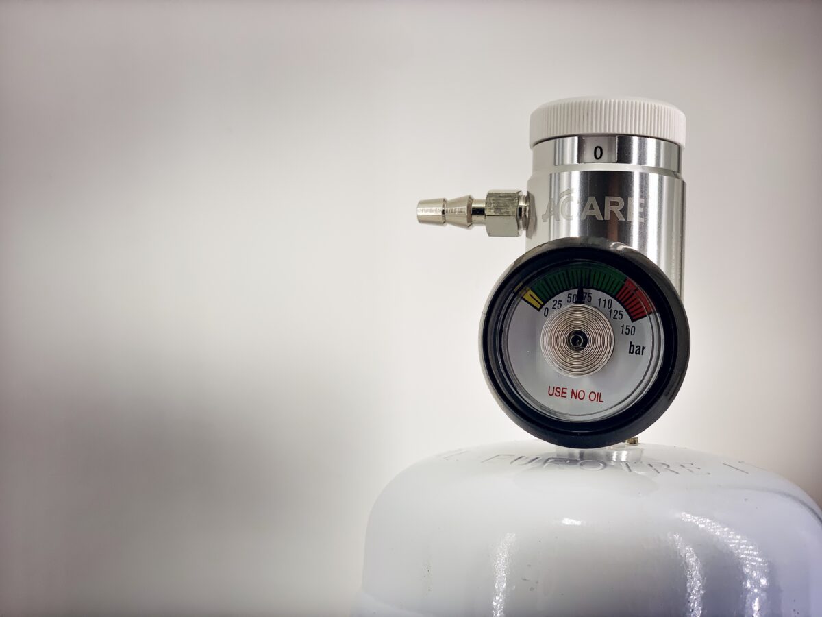 Bouteille d'oxygène Labodal + manodétendeur - Diadice Médical