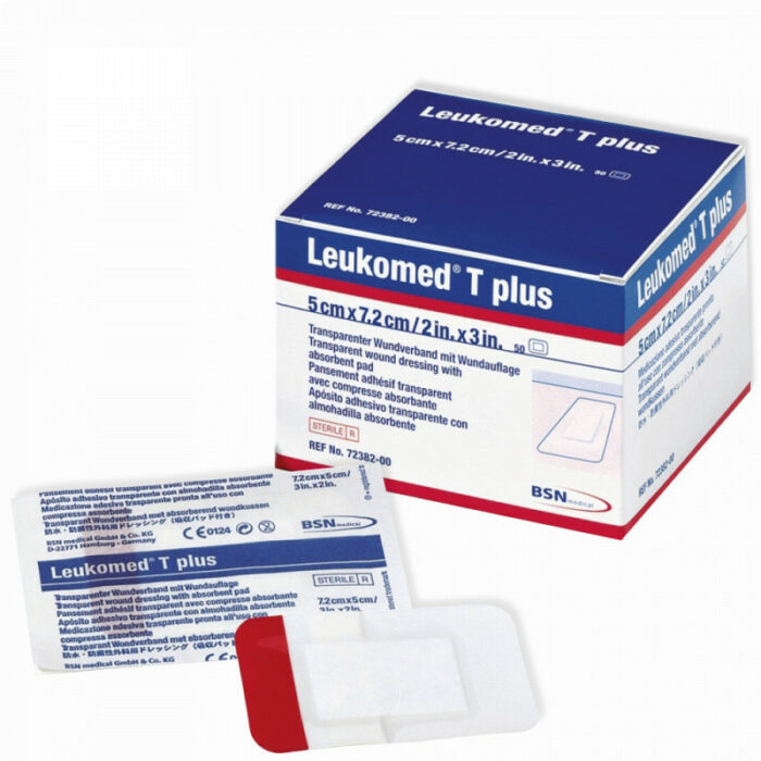 Pansements stériles BSN Leukomed T plus film transparent 5cmx7.2cm ou 8cmx10cm ou 8cmx15cm / boite de 50 – Image 4