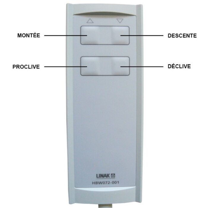 Divan électrique VOG MEDICAL Licata sellerie avec bourrelets / 3 plans largeur 67 ou 80 cm – Image 6