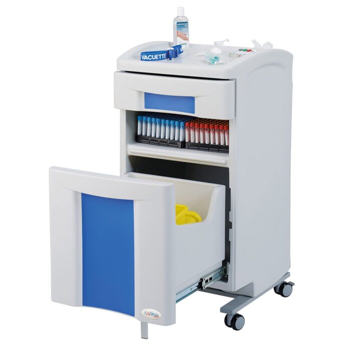 Meuble assistant CARINA 5060 2 tiroirs, 2 plateaux – Image 3