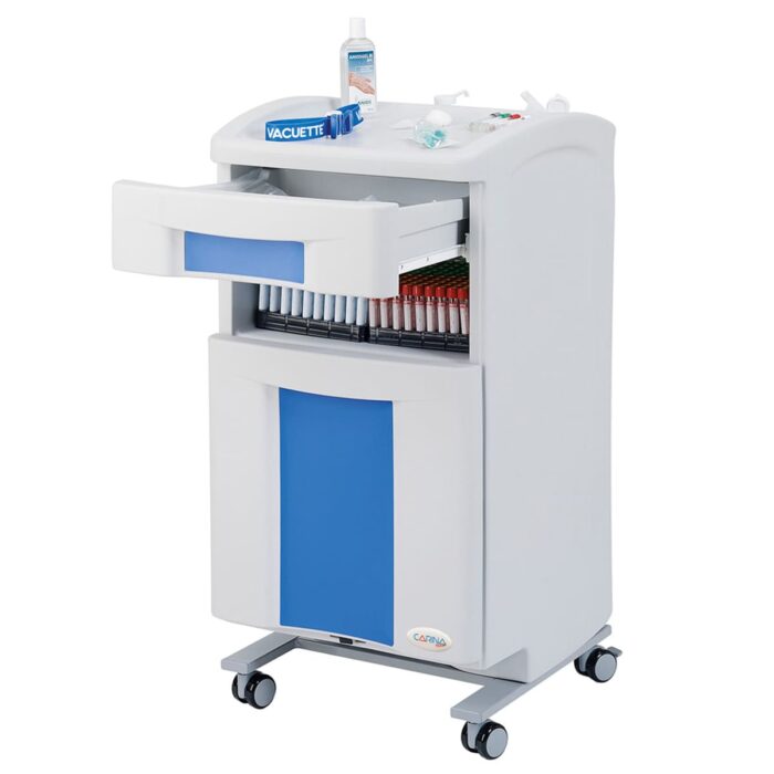 Meuble assistant CARINA 5060 2 tiroirs, 2 plateaux – Image 4
