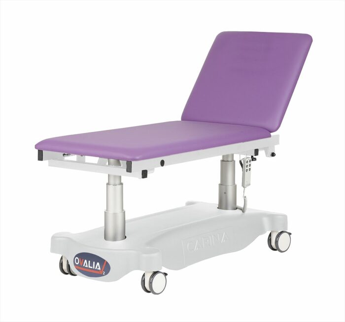 Divan d’examen électrique multifonctions CARINA Ovalia V2 sellerie classique ou urban / télécommande manuelle / 2 plans largeur de 70 ou 80 cm – Image 3
