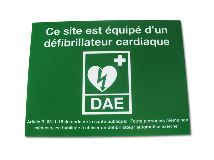 DAE jeu complet de 5 signalétiques PVC – Image 2