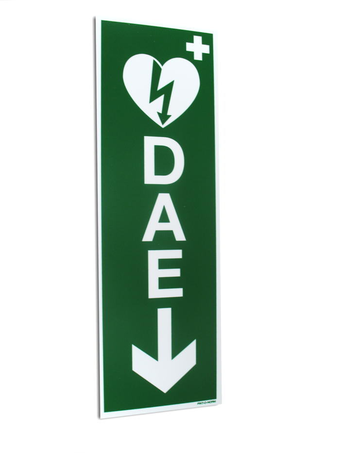 DAE jeu complet de 5 signalétiques PVC – Image 5