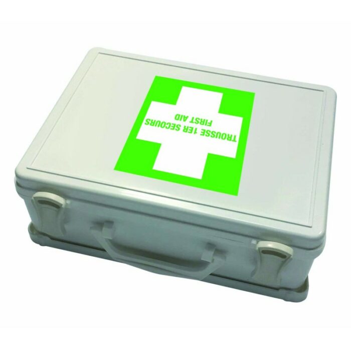 Mallette de secours ARTISANS - COMMERCANTS - PME/PMI 25x18.5x83cm / vendue pleine avec 46 produits – Image 2