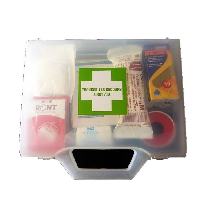 Mallette de secours VEHICULE 24.4x18.4x4.6cm / vendue pleine avec 33 produits – Image 2