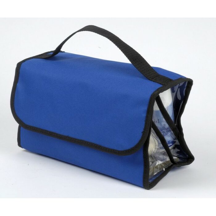 Trousse de secours QUICK nylon enduit PVC 30x13x15cm / vendue pleine avec 57 produits – Image 2