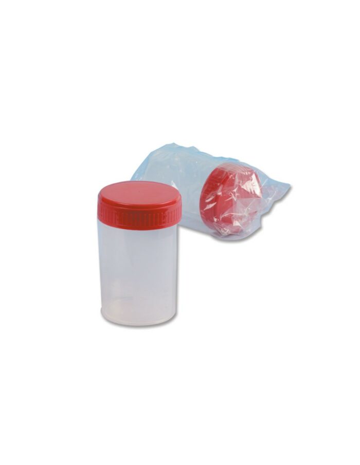 Flacon à prélèvement 60ml cape rouge / lot de 100 – Image 2