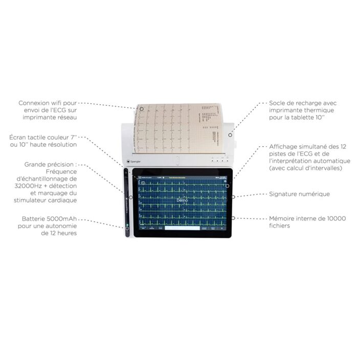 CARDIOMATE EVI 10'' Tablette ECG SPENGLER – Image 4
