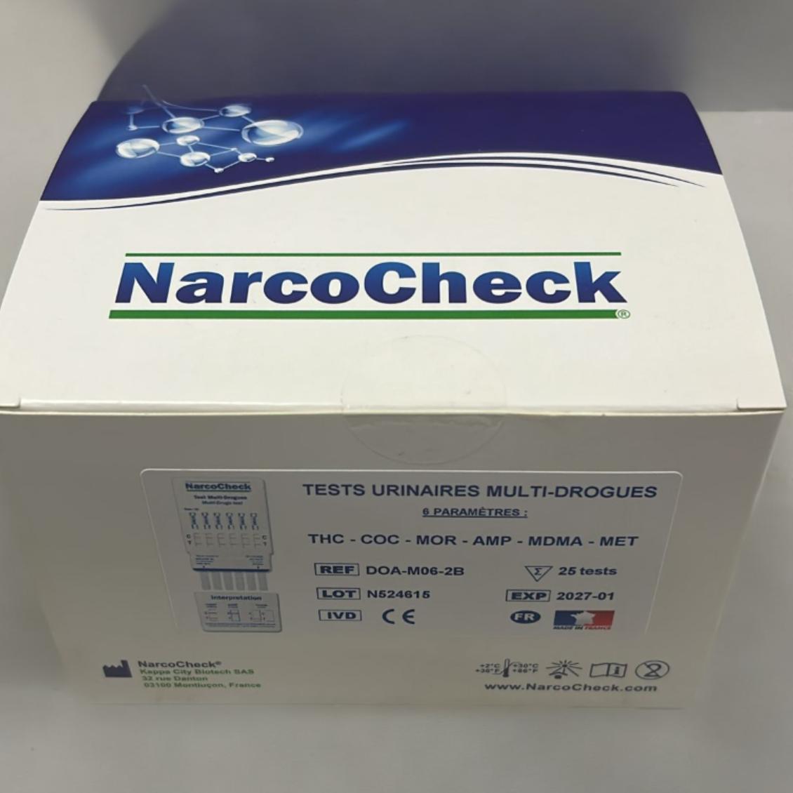 Test urinaire 6 Drogues NARCOCHECK – Image 4