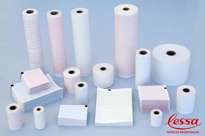 Papier pour ECG NIHON KOHDEN Cardiofax / Lot de 10 liasses – Image 2