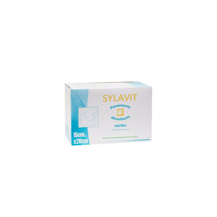 Pansement américain absorbant stérile SYLAVIT boîte de 10 – Image 2