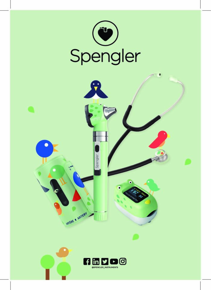 Stéthoscope SPENGLER Pulse II simple pavillon pédiatrique / noir – Image 4